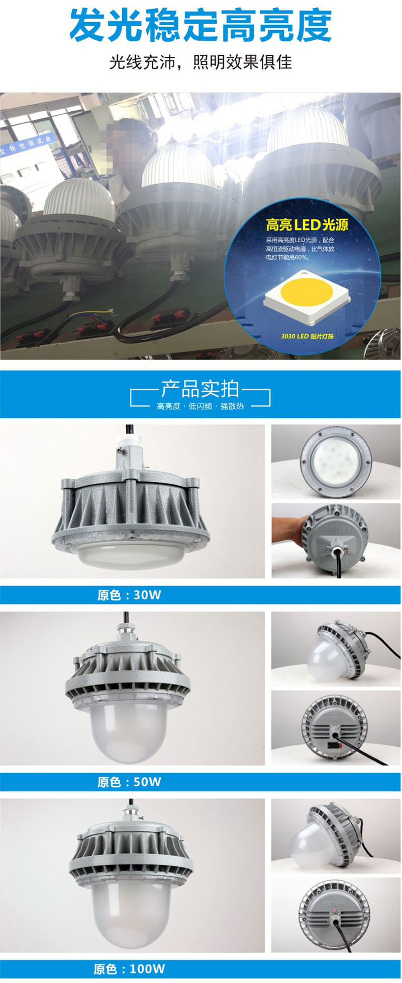 XQL9822新款LED隧道灯产品示意图